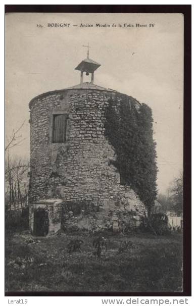 BOBIGNY...ANCIEN MOULIN........ECRITE....‹(•¿• )› - Bobigny