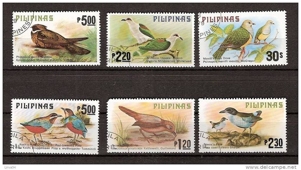 SERIE OBLITÉRÉE- PHILIPPINES - THEME : OISEAUX DU MONDE - Verzamelingen, Voorwerpen & Reeksen