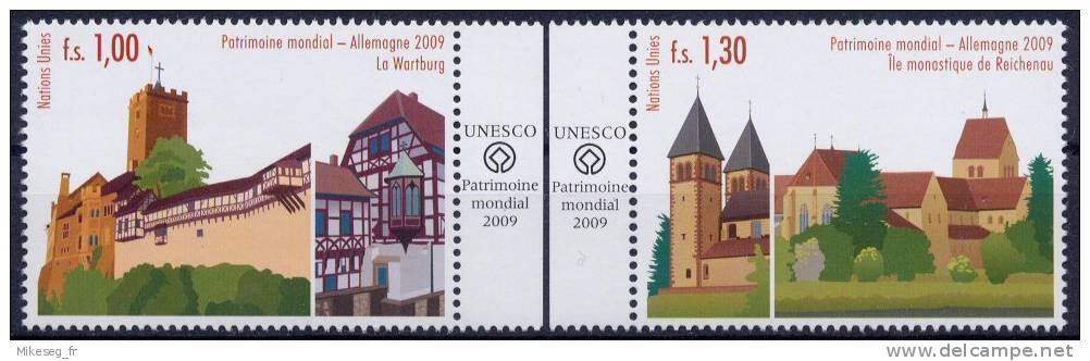UNESCO - ONU Genève 2009 - Patrimoine Mondial Allemagne  ** - UNESCO