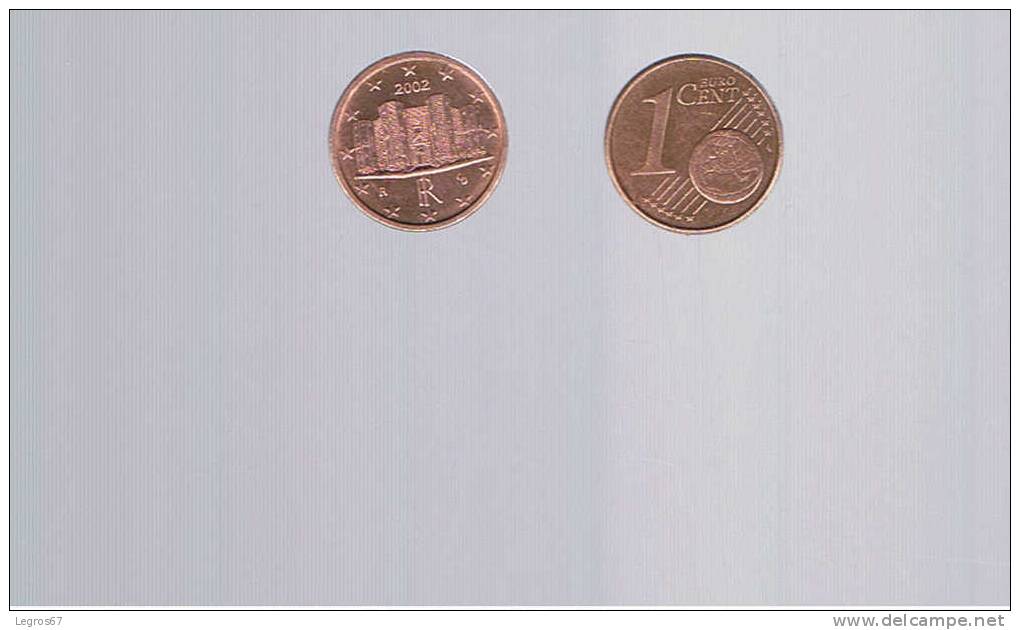 PIECE 2 CT EURO ITALIE 2002 - Italien