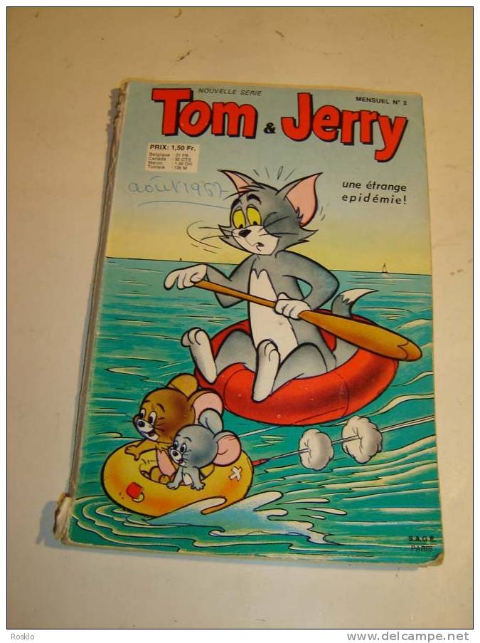 BD / TOM ET JERRY    N° 21  DE 1969  / TRES  BEL   ETAT - A Suivre