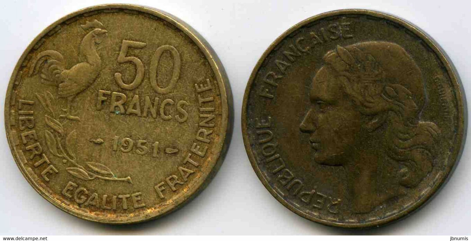 France 50 Francs 1951 GAD 880 KM 918.1 - 50 Francs