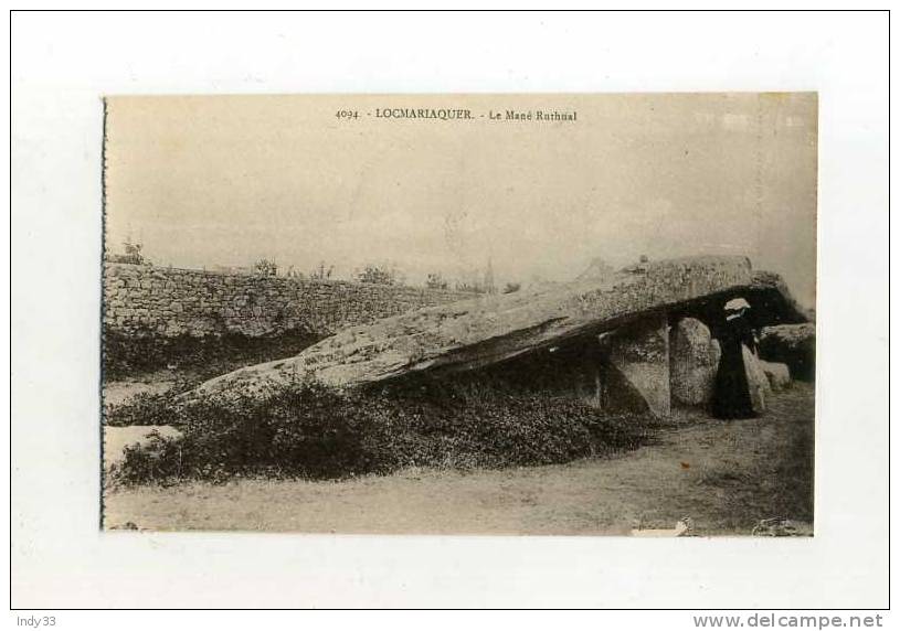 - FRANCE 56 .  LOCMARIAQUER .  LE MANE RUTHUAL - Dolmen & Menhirs