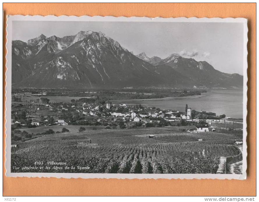 F073 Villeneuve, Léman Et Alpes De La Savoie. - Villeneuve