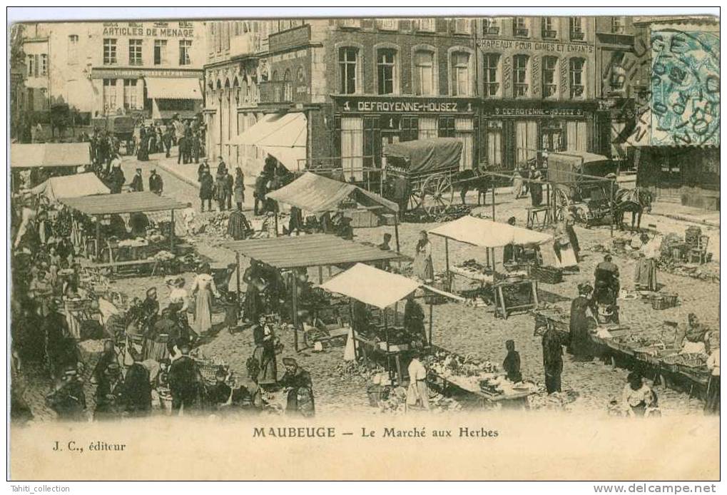 MAUBEUGE -  Le Marché Aux Herbes - Maubeuge