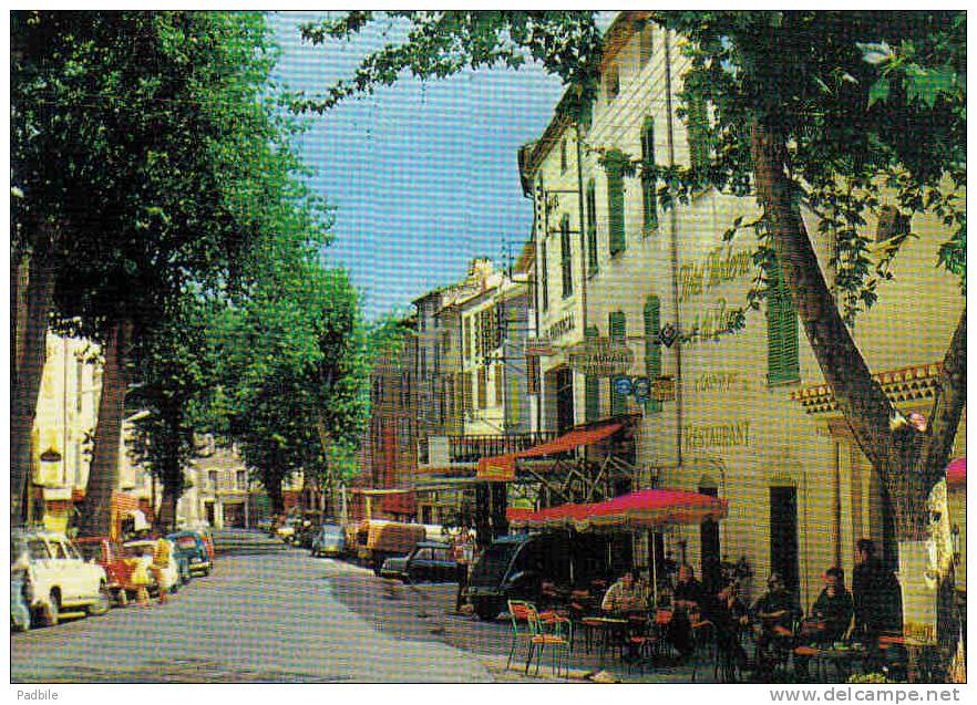 Carte Postale  83. Lorgues  La Rue Principale Et Bd De La République Trés Beau Plan - Lorgues