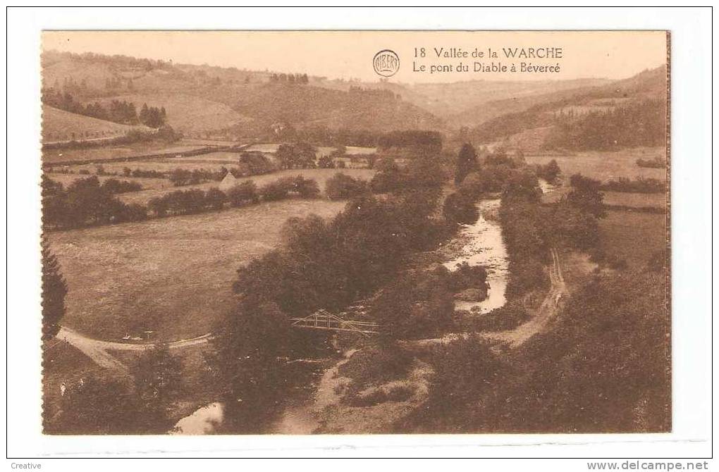 Vallée De La Warche.Le Pont Du Diable à Bévercé(2 Scans)Ed.Albert - Malmedy