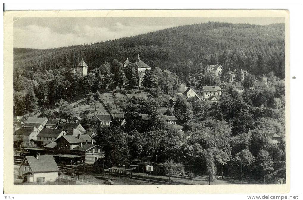 Luftkurort ELGESBURG - Blick Zum Bahnhof Und Schloss - 1951 - Elgersburg