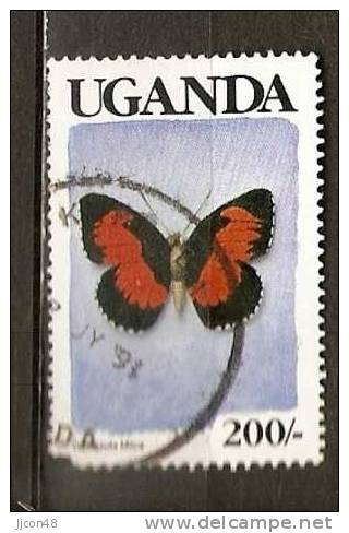 Uganda 1989  Butterflies  200s  (o) Mi.719 - Uganda (1962-...)