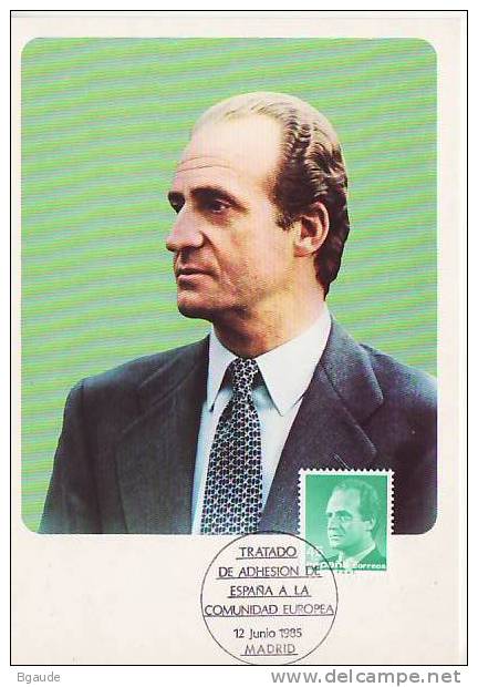 ESPAGNE Carte MAXIMUM   Num-Yvert 2420  JUAN CARLOS - Tarjetas Máxima