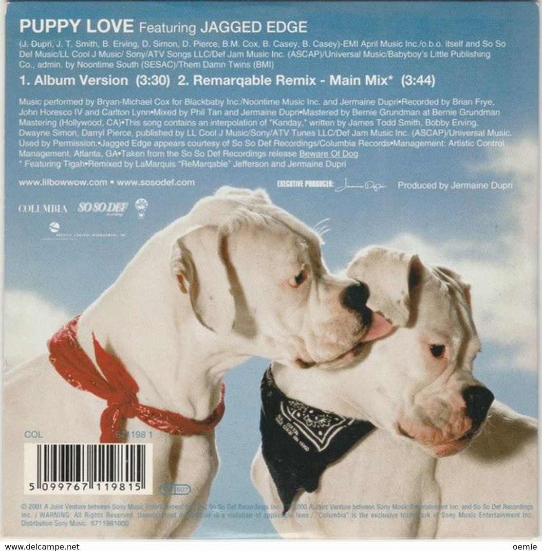 LIL  BOW  WOW   //   PUPPY  LOVE  //   Cd Single  Single Neuf Sous Cellophane - Rap & Hip Hop