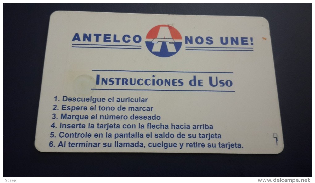 Paraguay-(par-a--07)-(1)-antelco-third Chip Issue-(serie Number-00609854)-used+1card Prepiad Free - Paraguay