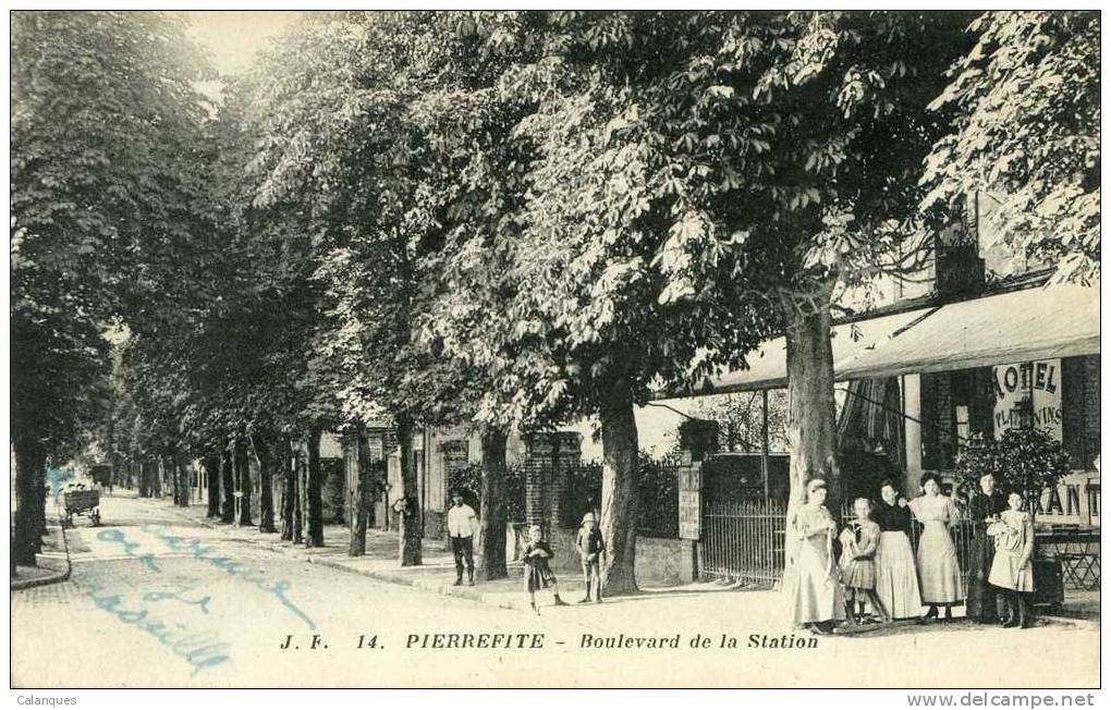 CPA Pierrefite - Boulevard De La Station - Pierrefitte Sur Seine