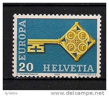 SWITZERLAND 1967 EUROPA CEPT SET MNH - 1968