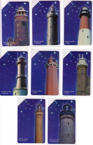 LIGHTHOUSES  ( Poland - Complette Set , Only 10.000 Ex. ) Phare Leuchtturm Phares Lighthouse Faro Farol Leuchttürme RRR - Faros