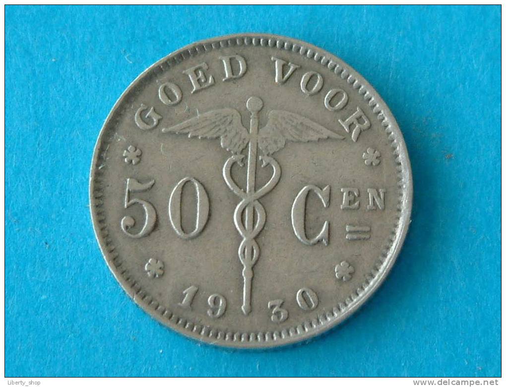 50 CENTIEM 1930 VL / Zfr ! - 50 Centimes