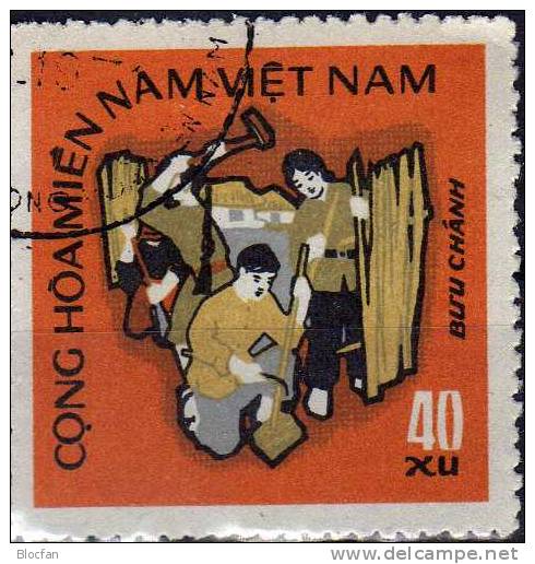 Vietcong Proklamierung Republik Süd - Vietnam 39/43 O 15€ - Secourisme