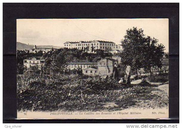 ALGERIE Philippeville Caserne Des Zouaves, Hopital Militaire, Vue Générale, Ed ND 58, 191? - Skikda (Philippeville)