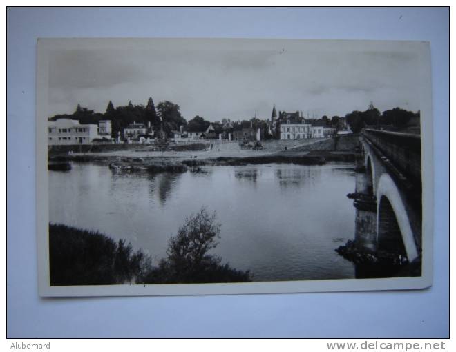 Bléré , Le Pont Et La Ville . C.p.photo 14x9 - Bléré