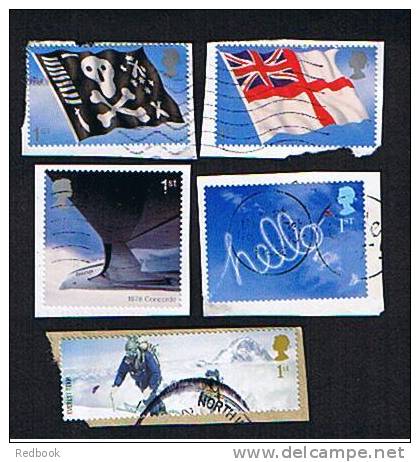 11 Used GB Self Adhesives Commemorative Stamps Catalogue Value Over £160 - Ref 417 - Gebraucht