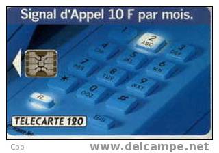 # France 342A F365 SIGNAL D'APPEL 10F PAR MOIS 120u Sc5 05.93 Tres Bon Etat - 1993