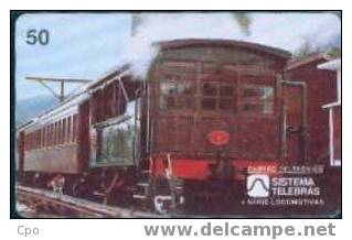 # BRASIL 960621 Locomotiva A Vapor No04   -train- 50  06.96  Tres Bon Etat - Brazilië