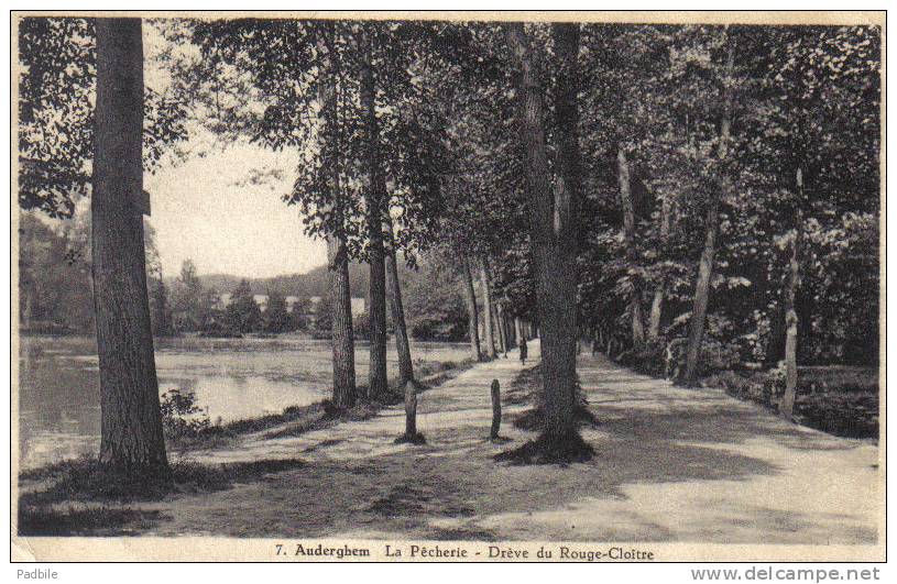 Carte Postale  Belgique Auderghem  La Pêcherie  Drève Du Rouge Cloître   Trés Beau Plan - Auderghem - Oudergem