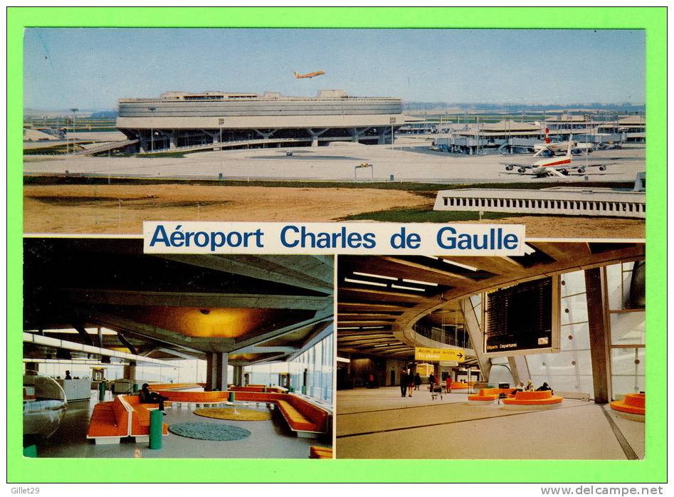 ROISSY EN FRANCE (95) - AÉROPORT CHARLES DE GAULLE - 3 MULTIVUES - ÉDITIONS P.I. - - Roissy En France