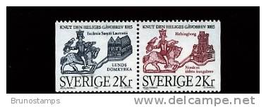 SWEDEN/SVERIGE - 1985  LUND PAIR  MINT NH - Neufs