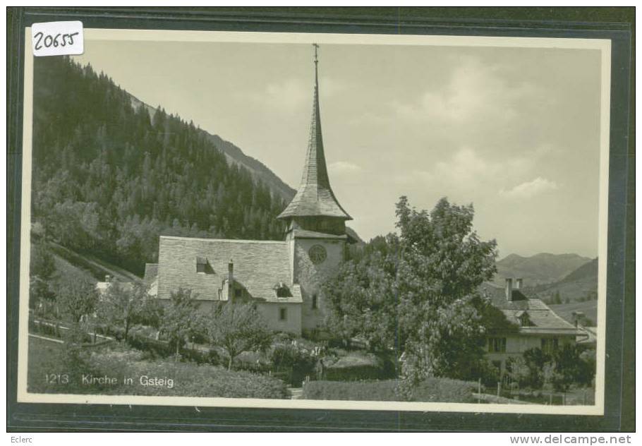 KIRCHE IN GSTEIG - TB - Gsteig Bei Gstaad