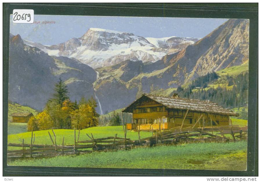 PAYSAGE ALPESTRE A ADELBODEN    - TB - Adelboden