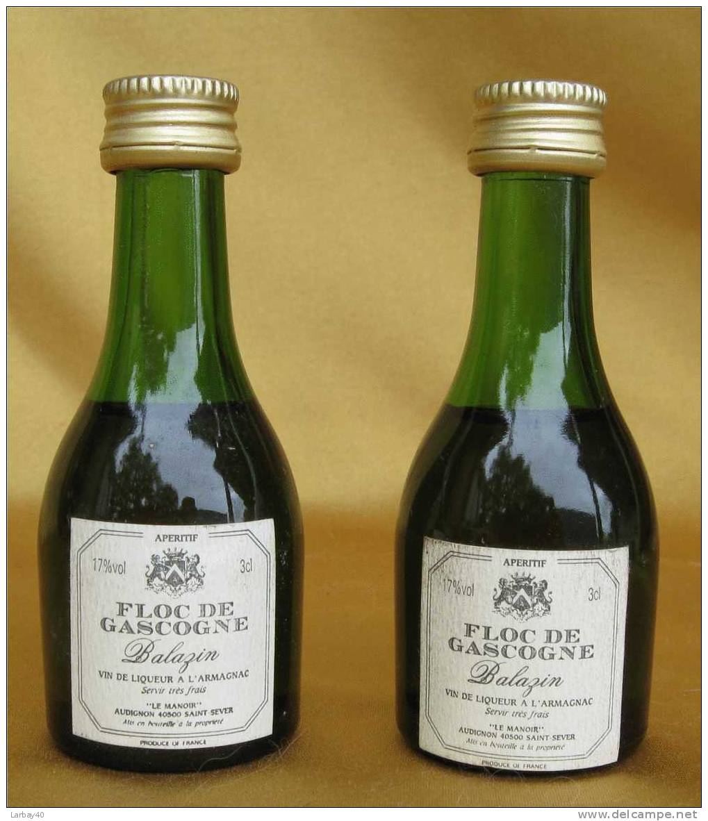 2 Mignonnette Floc De Gascogne - Miniatures