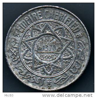 5 Francs Maroc 1370 Alu (1951) Ttb - Maroc