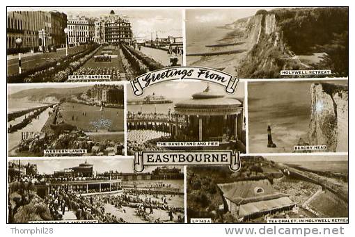 Greetings From EASTBOURNE - 7 Views - Autres & Non Classés