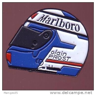 Pin's, F1, Gerhard Berger, Casque, Marlboro, Cigarette - Automobile - F1