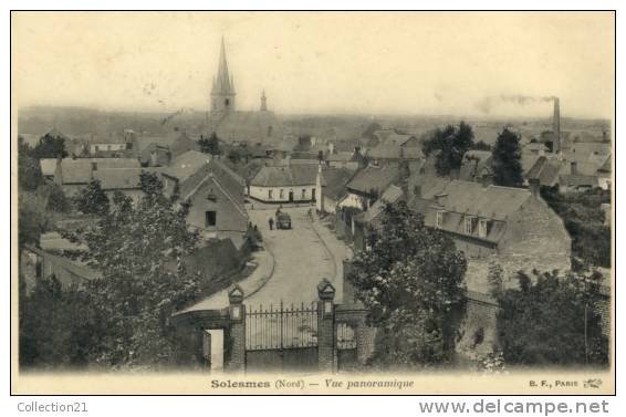 SOLESMES .... VUE PANORAMIQUE - Solesmes