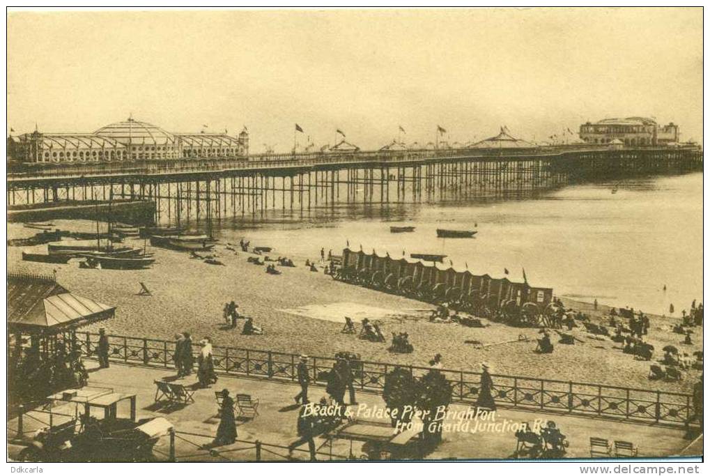 Brighton - Beach & Palace Pier From Grand Junction - Brighton