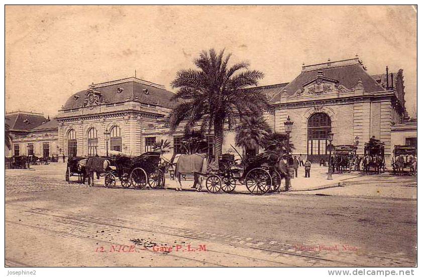 Nice - Gare PLM 1905 - Transport Ferroviaire - Gare