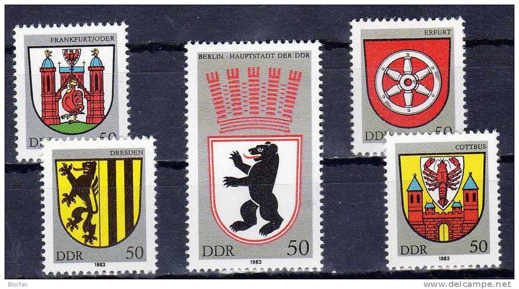 Gedenkblatt 750 Jahre Berlin Jubiläum 1987 DDR 2817/1 ** Plus GBl.298/1 SST 12€ Wappen Waps Documentation Set Bf Germany - 1e Jour – FDC (feuillets)