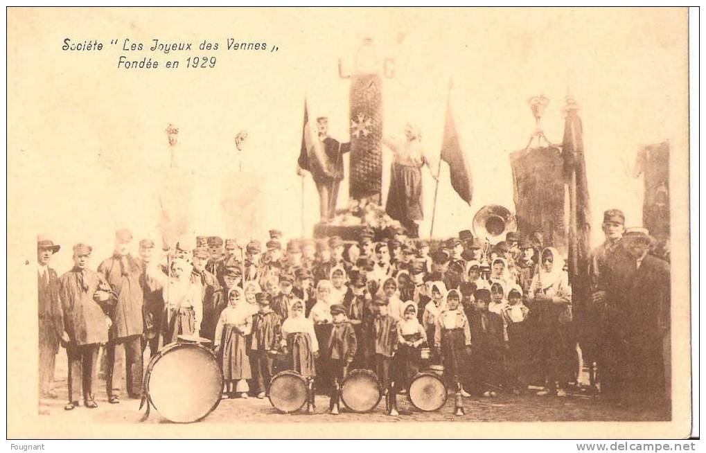 BELGIQUE : 1930:LIEGE;Société " Les Joyeux Des Vennes" Fondée En 1929. - Musica