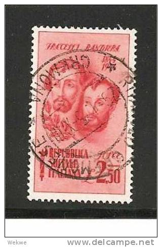 Ita (RS) ITALIEN -  Mi.Nr.665/ Gebrüder Bandiera (Heros) 1944 O - Gebraucht