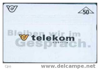 # AUSTRIA 219 Telekom PTA Advertizing 50 Landis&gyr 11.98 Tres Bon Etat - Oesterreich