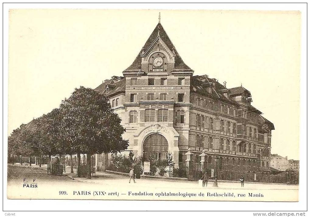 PARIS - Fondation Ophtalmologique De Rothschild, Rue Manin - Distretto: 19