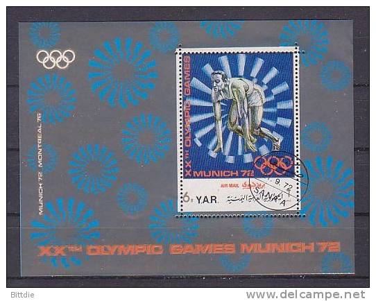 Olympia´72, Rep.Jemen Bl.175 , O  (353)* - Hiver 1972: Sapporo