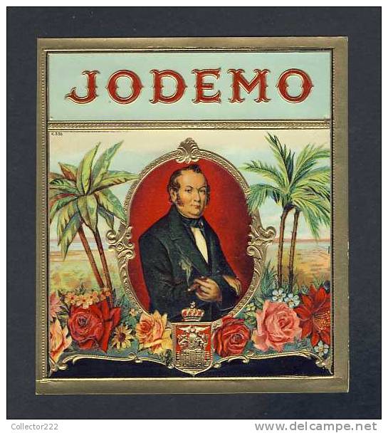 Etiquette De Boite à Cigares: Jodemo. Gaufree (11 X 13 Cms) (Ref.22129) - Documentos