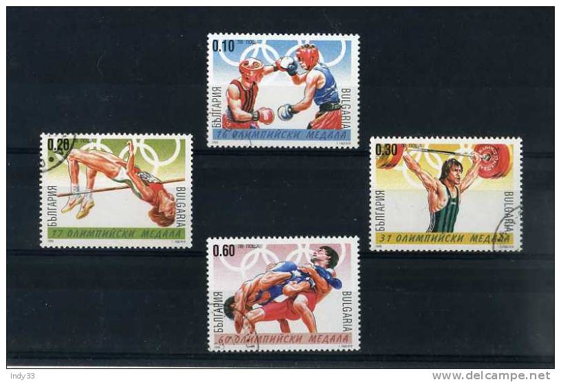 - BULGARIE 1999 . TIMBRES SUR LES J.O. . OBLITERES - Oblitérés