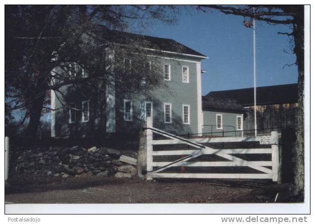 (EUA148) CANTERBURY . TWO STORY SCHOOOL HOUSE FOR SHAKER BOYS AND GIRLS - Autres & Non Classés