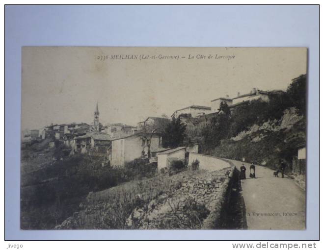 MEILHAN  (Lot-et-Garonne)  :  La Côte De LARROQUE - Meilhan Sur Garonne