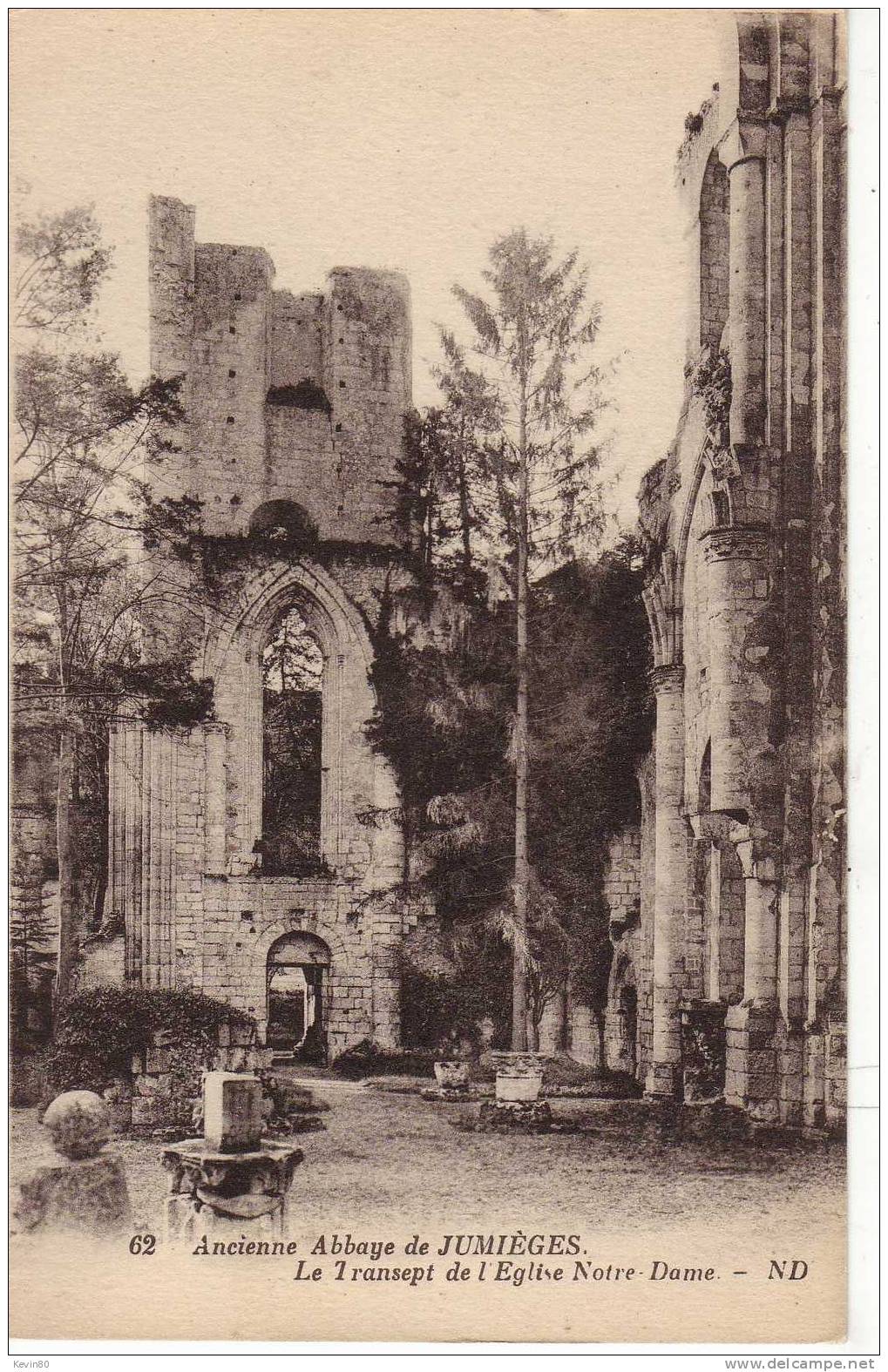 76 JUMIEGES Ancienne Abbaye Le Transept De L´Eglise Notre Dame - Jumieges