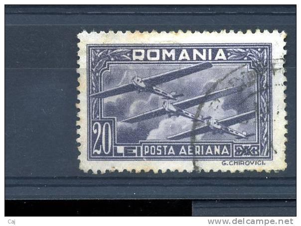 Roumanie  -  Avion  :  Yv  18  (o) - Used Stamps